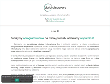 Tablet Screenshot of datadiscovery.pl